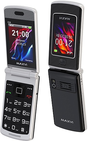 Телефон Maxvi E28 (черный)