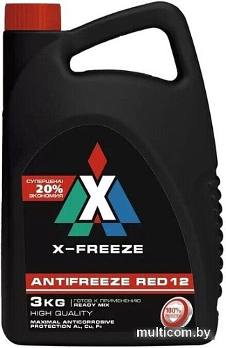 Антифриз X-Freeze Red 12 430206076 220 кг