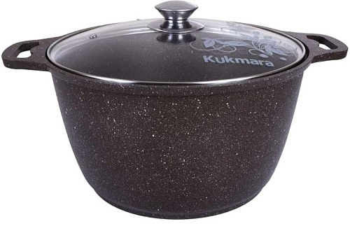 Кастрюля Kukmara кмк62а (кофейный мрамор)
