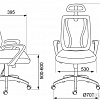 Компьютерный стул Бюрократ MC-W411-H/B/26-21 (черный/синий)