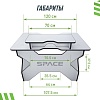 Геймерский стол VMM Game Space 120 Light черный BASE ST-1-BS-1-WBK-120SET