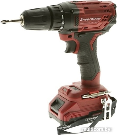 Дрель-шуруповерт Энергомаш Гарант ДШ1-20Л (с 2-мя АКБ, кейс)