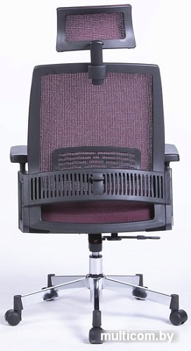 Кресло LoftyHome Agreement (черный/бордовый)