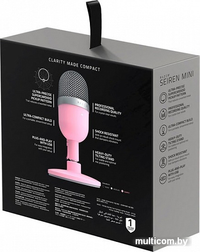 Микрофон Razer Seiren Mini Quartz Pink