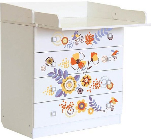 Детский комод Polini Kids Simple 1580 (прогулка)