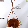 Вазон GreenTerra С подвесом 21/13 см 2.5 л (5 шт, терракотовый)