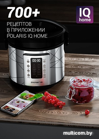 Мультиварка Polaris PMC 5020 Wi-Fi IQ Home (серебристый)