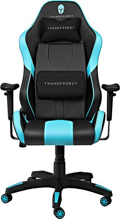 Кресло Thunderobot E201 Interceptor (черный/голубой)