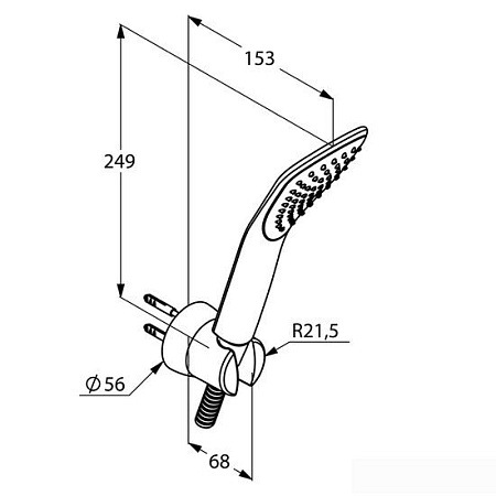 Душевой гарнитур Kludi Fizz [6765005-00]