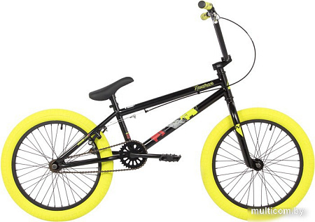 Велосипед Novatrack Wolf 2024 20BMX.WOLF.BK4 (черный)