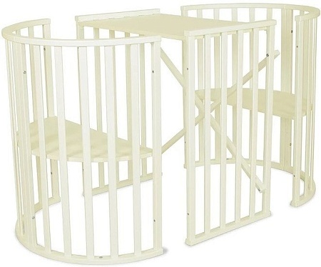 Кроватка-трансформер СКВ-Компани СКВ-10 108009 (бежевый)