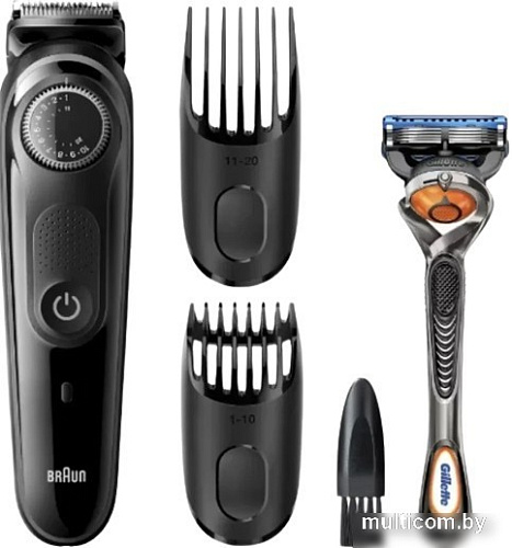 Триммер для бороды и усов Braun BT3941TS с бритвой Fusion ProGlide