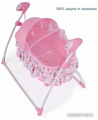 Люлька Simplicity Auto 3020 (pink circles)