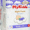 Трусики-подгузники MyKiddo Night XL 12-20 кг (17 шт)