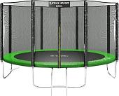 Батут Atlas Sport 404 см - 13ft Basic (с лестницей, зеленый)