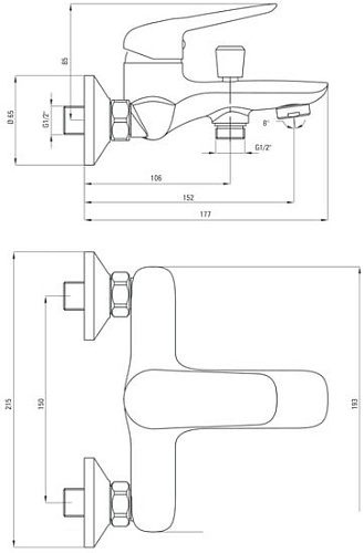Смеситель Deante Coriander BCN 010M