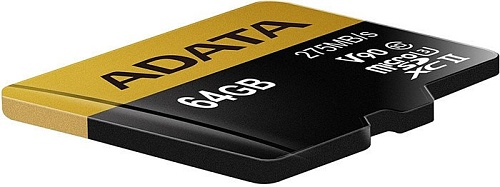Карта памяти A-Data microSDXC UHS-II 64GB + адаптер [AUSDX64GUII3CL10-CA1]