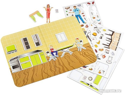 Развивающая игра Bondibon Магнитный театр. Мамины помощники ВВ4412