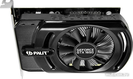 Видеокарта Palit GeForce GTX 1650 StormX OC+ 4GB GDDR5 NE51650S1BG1-1170F