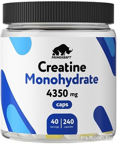 Моногидрат креатина Prime Kraft Creatine Monogydrate (240 капсул)