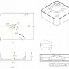 Умывальник Bravat C22238W-1-ENG