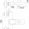 Смеситель Gross Aqua Evo 2155297MB