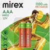 Аккумулятор Mirex AAA 1100mAh 2 шт HR03-11-E2
