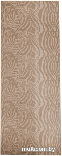 Придверный коврик Вилина Противоскользящий Элемент 65x150 7176-Zebra_Brown (коричневый)