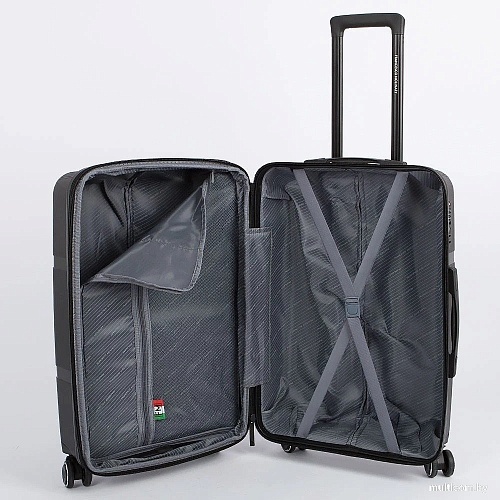 Чемодан-спиннер Francesco Molinary 341-AT309/3-23BLK (черный)