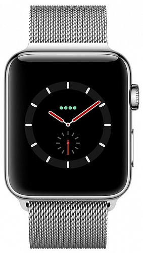 Часы Apple Watch Series 3 Cellular 42mm Stainless Steel Case with Milanese Loop
