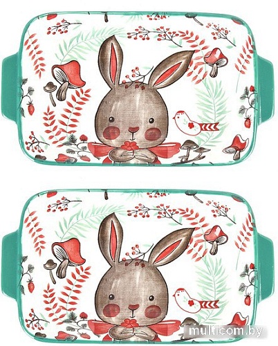 Форма для запекания Nouvelle Kawai Forest Rabbit 9902963-Н2