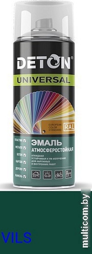 Эмаль Deton Universal Алкидная атмосферостойкая RAL 6005 0.52 л (зеленый)