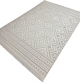 Ковер для жилой комнаты Radjab Carpet Поло Прямоугольник PL 234 12469RK (1.2x1.8, Cream)