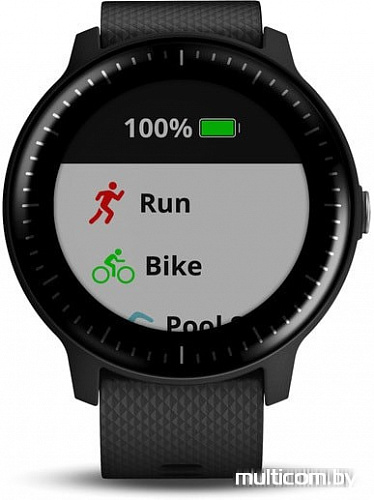 Умные часы Garmin Vivoactive 3 Music (черный)