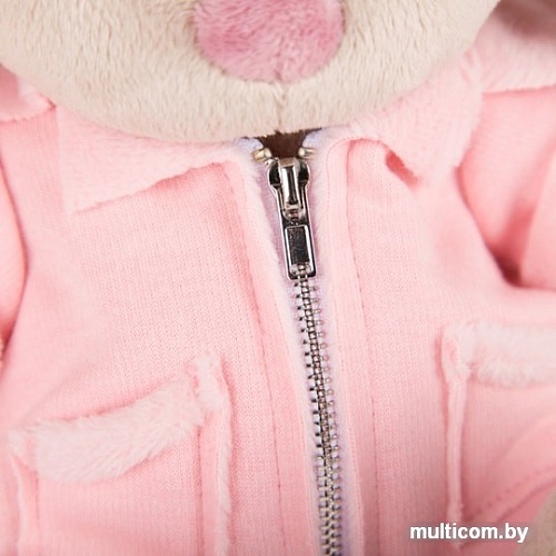 Мягкая игрушка Зайка Ми В розовой меховой курточке SidM-209