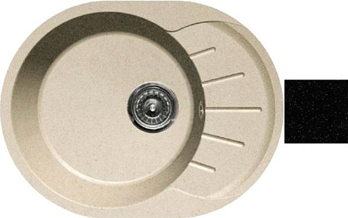 Кухонная мойка Gerhans A03 (черный)