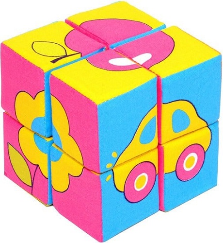 Кубики Мякиши Собери картинку Предметы (8 шт)