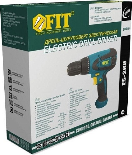 Дрель-шуруповерт FIT 80010
