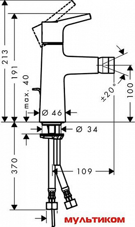 Смеситель Hansgrohe Talis S 72200000
