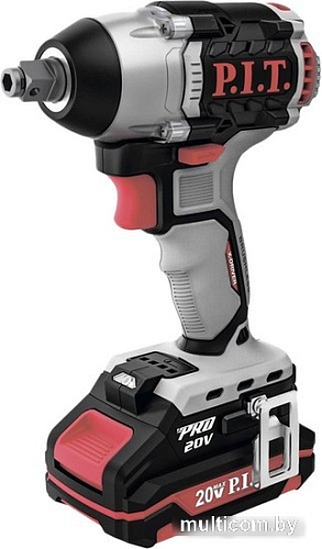 Гайковерт P.I.T. PIW20H-300B/4 (с 1-им АКБ, кейс)