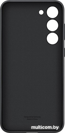 Чехол для телефона Samsung Leather Case S23+ (черный)