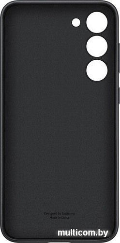 Чехол для телефона Samsung Leather Case S23+ (черный)