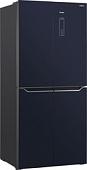 Четырёхдверный холодильник Tesler RCD-480I Black Glass