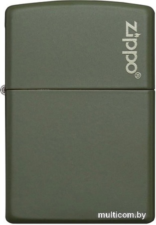 Зажигалка Zippo Green Matte with Zippo Logo 221ZL-000024
