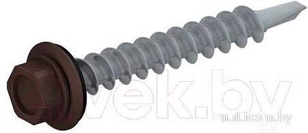 Starfix Кровельный по металлу 4.8х19 шайба с прокл. PT3 SM-22690-7000 (7000шт, оцинкованный, RAL 8019 серо-коричневый)