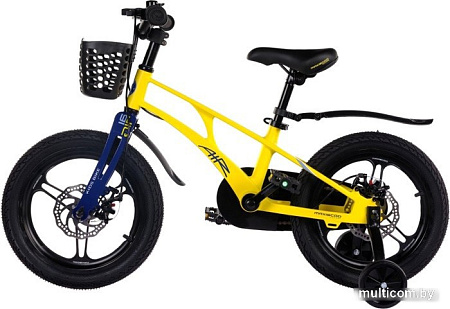 Детский велосипед Maxiscoo Air Pro 18 2024 (желтый матовый)