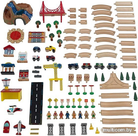 Набор железной дороги KidKraft Adventure Town Railway Train Table 18025