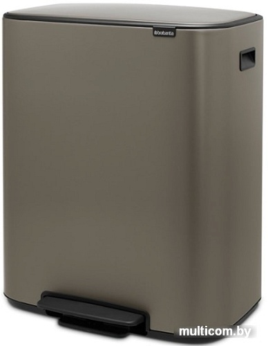 Brabantia Bo Pedal Bin 60 л (платиновый)