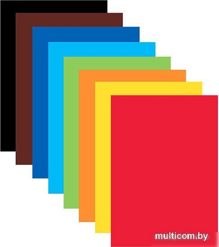 Набор цветного картона BRAUBERG Шарики 113558 (24 л, 8 цв)