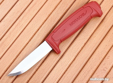 Туристический нож Morakniv Basic (бордовый)